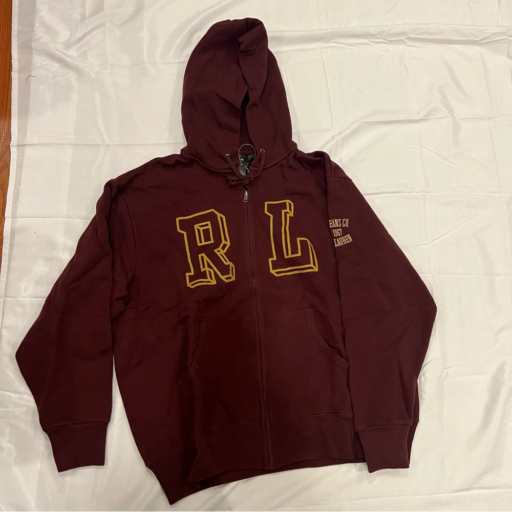 Vintage 90’s Ralph Lauren Polo Jeans Co. Hoodie Sweatshirt. Features big RL logo